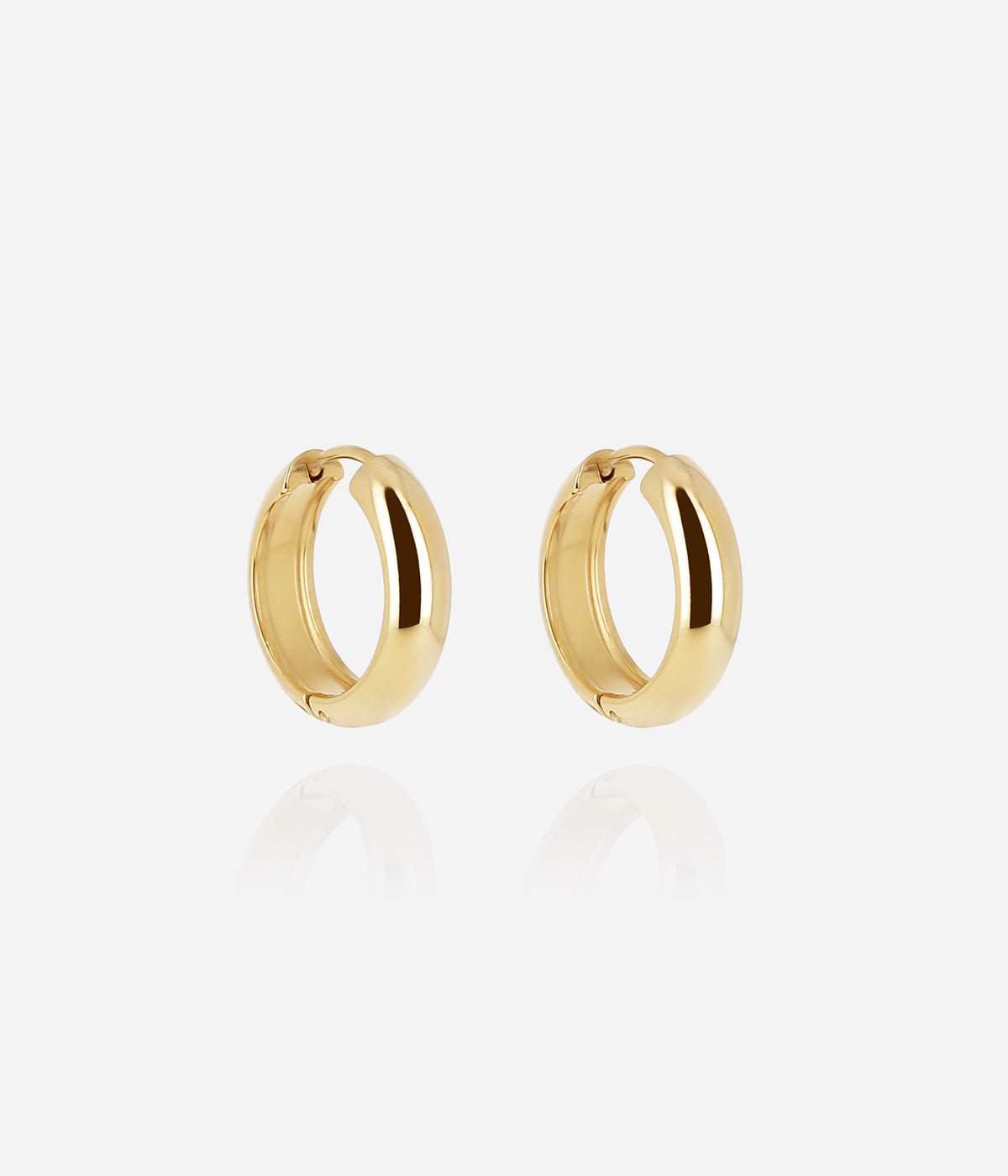 Boucles d'oreilles Sagan (Acier doré)