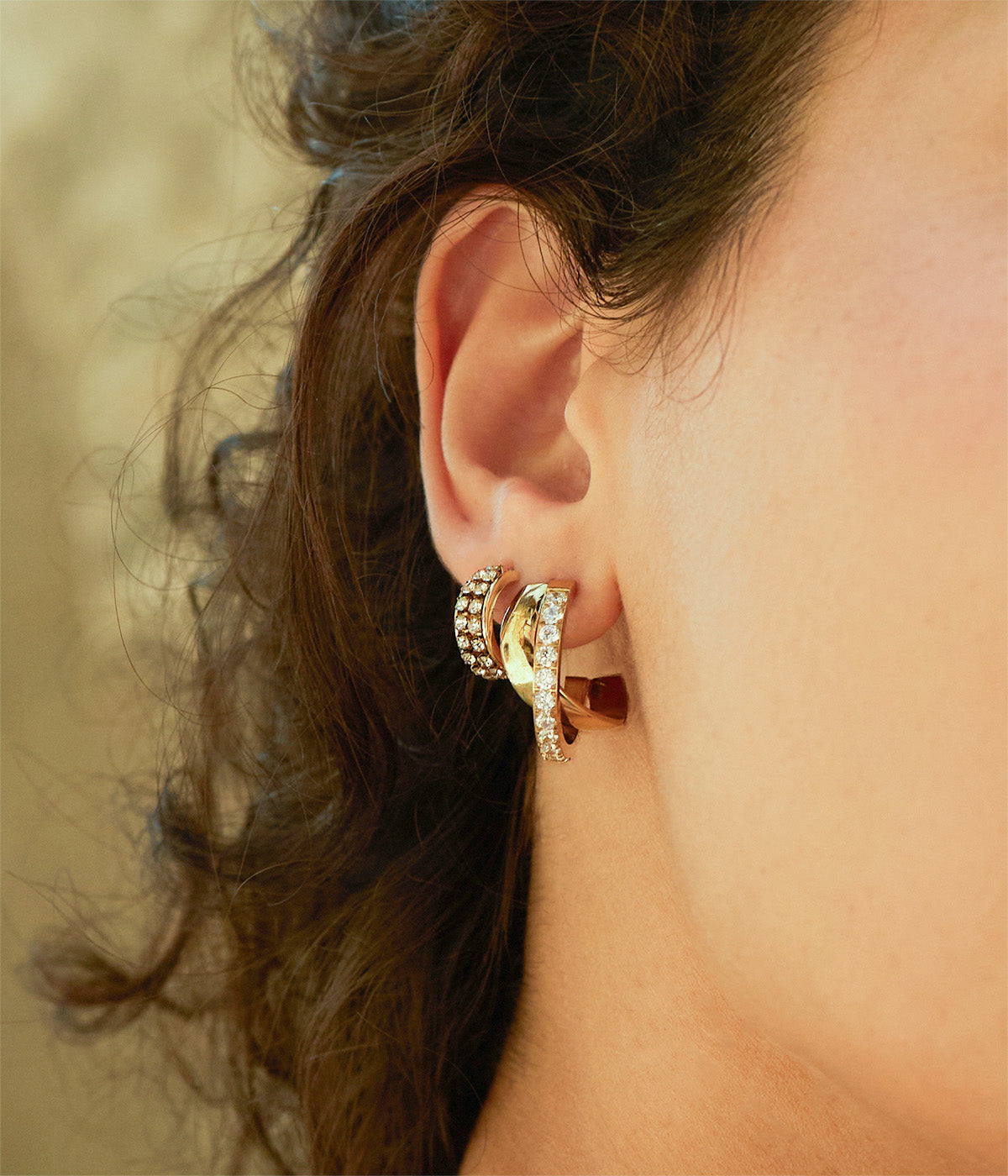 Boucles d'oreilles Apolline (Acier)