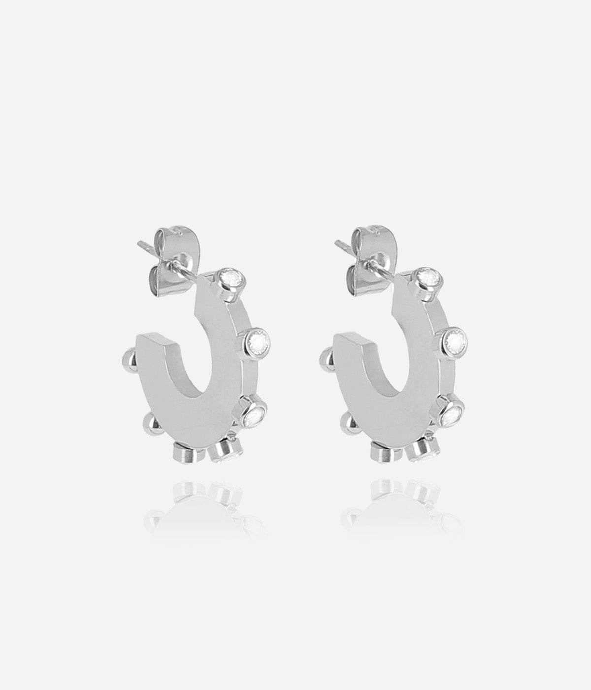 Boucles d'oreilles Eudora (Acier)