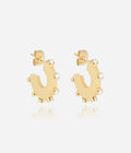 Boucles d'oreilles Eudora (Acier doré)