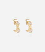 Boucles d'oreilles Boat (Acier doré)
