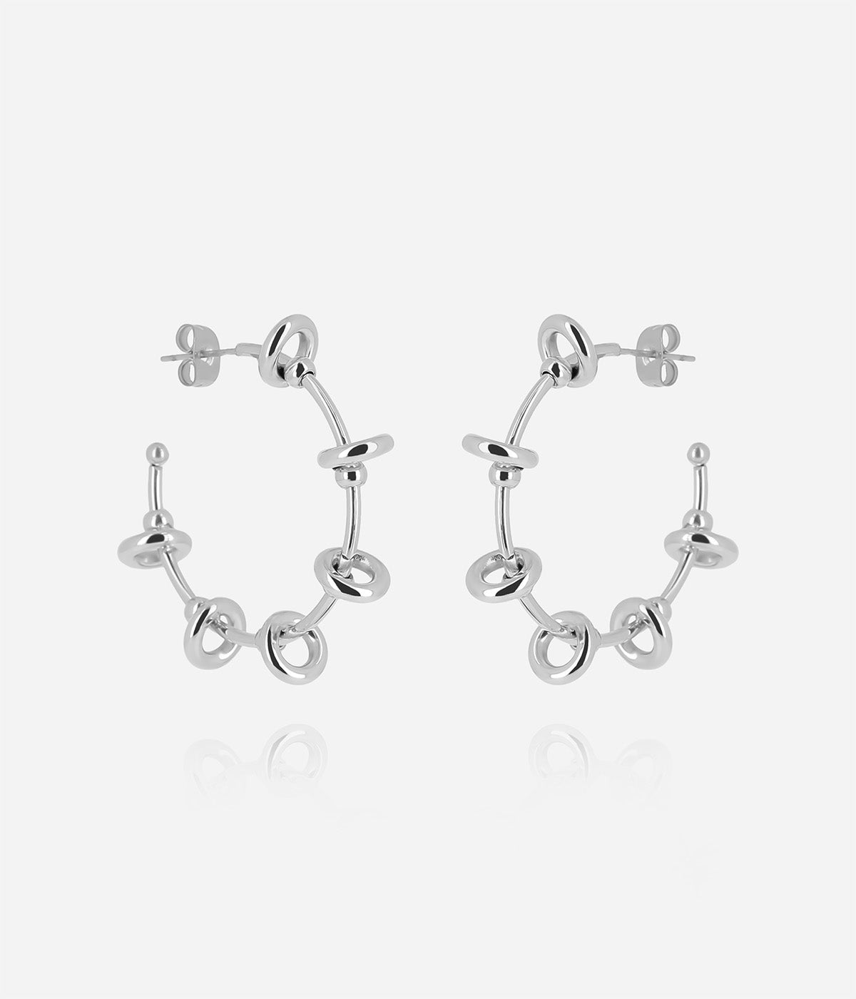 Boucles d'oreilles Mercury (Acier)