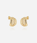Boucles d'oreilles Siponto (Acier doré)