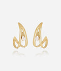 Boucles d'oreilles Nuxis (Acier doré)