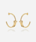 Boucles d'oreilles Narcao (Acier doré)