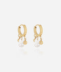 Boucles d'oreilles Isernia (Acier doré)