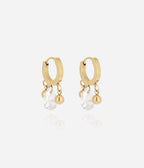 Boucles d'oreilles Isernia (Acier doré)