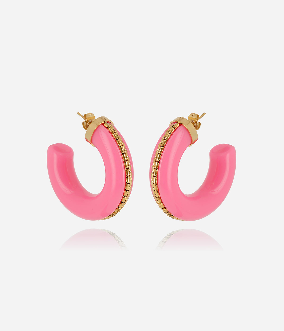 Boucles d'oreilles Zakko (Acier doré)