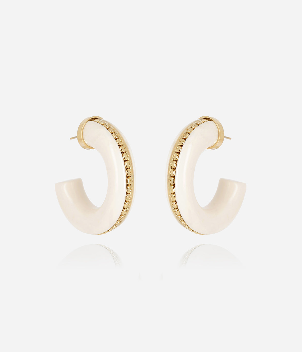 Boucles d'oreilles Zakko (Acier doré)