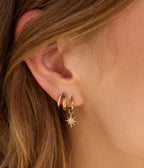 Boucles d'oreilles Vanya (Acier doré)