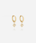Boucles d'oreilles Vanya (Acier doré)