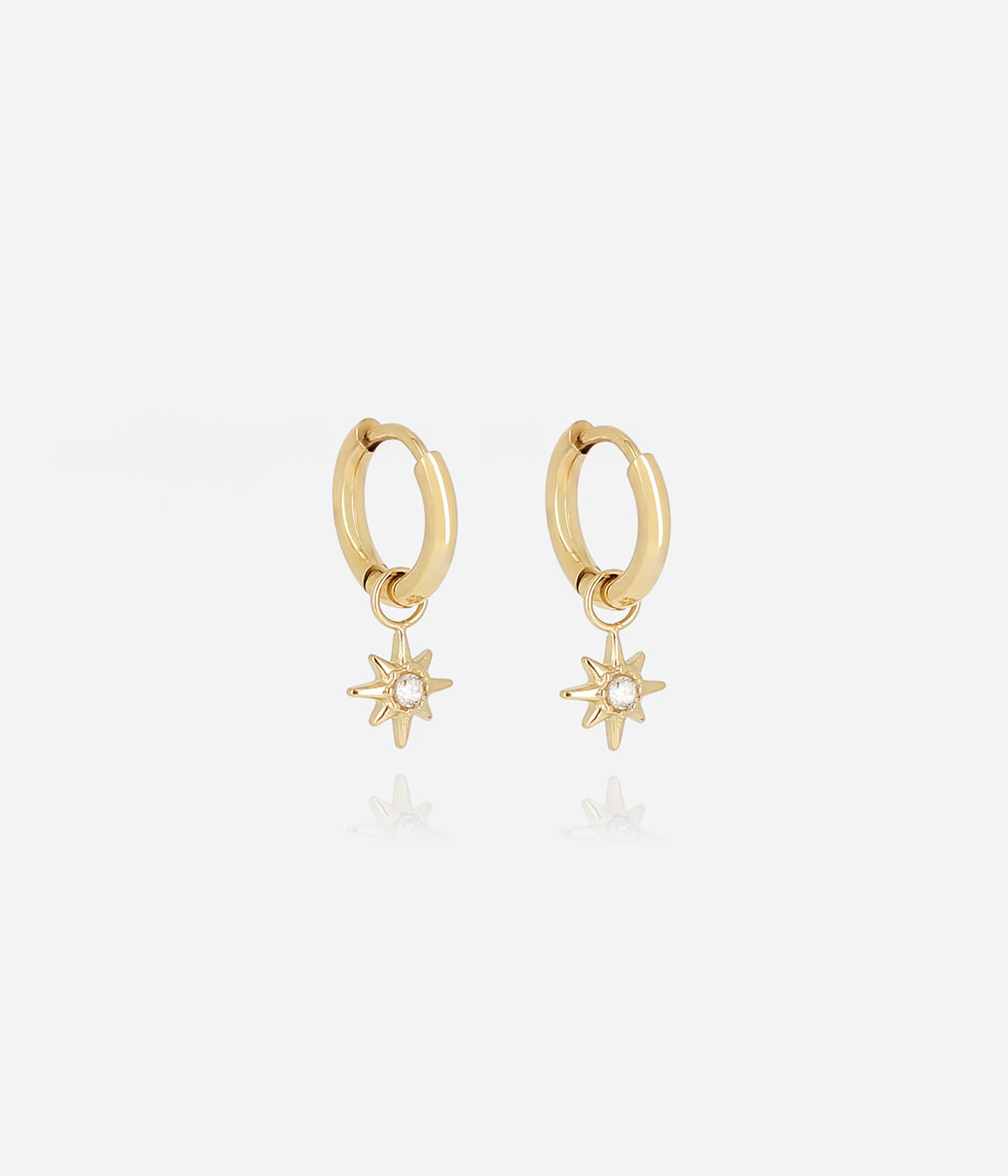Boucles d'oreilles Vanya (Acier doré)