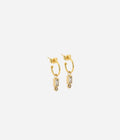 Boucles d'oreilles Serenity (Acier doré)
