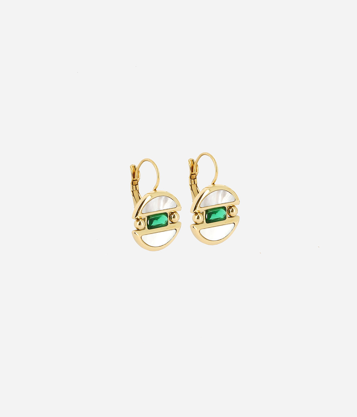 Boucles d'oreilles Keno (Acier doré)