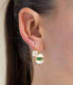 Boucles d'oreilles Keno (Acier doré)