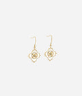 Boucles d'oreilles Marais (Acier doré)