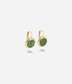 Boucles d'oreilles Mathéa (Acier doré)