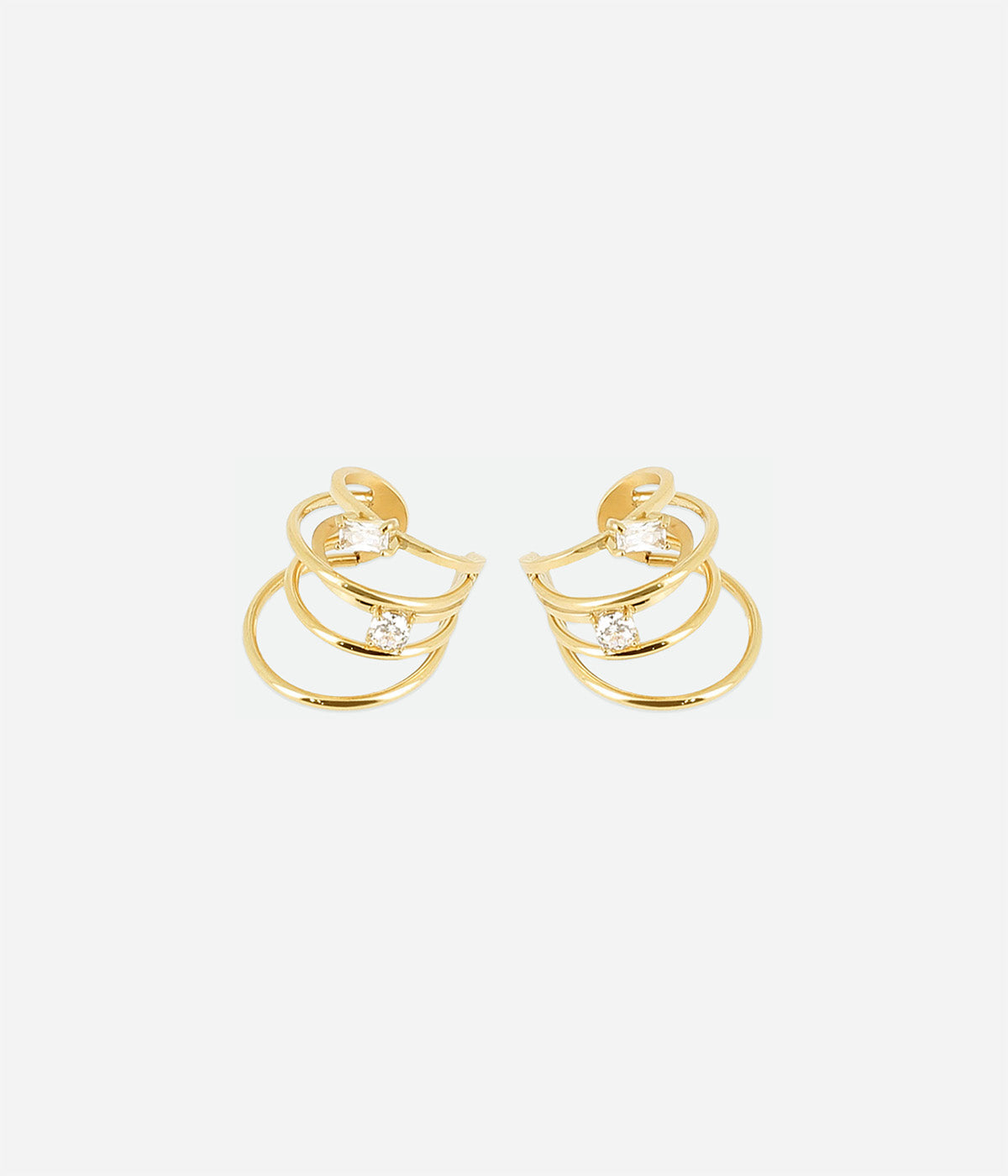 Earcuffs Gabriela (Acier doré)