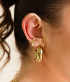 Earcuffs Aléria (Acier doré)