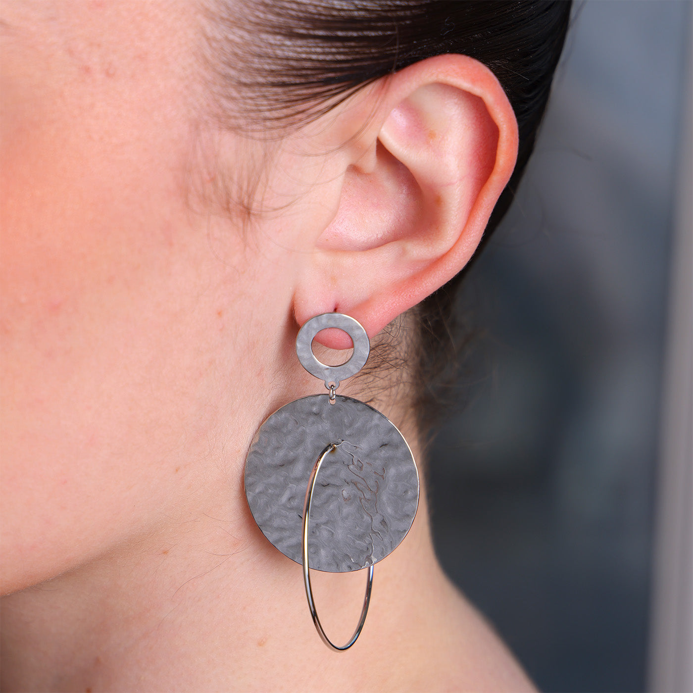 Boucles d’oreilles Klee (Acier)