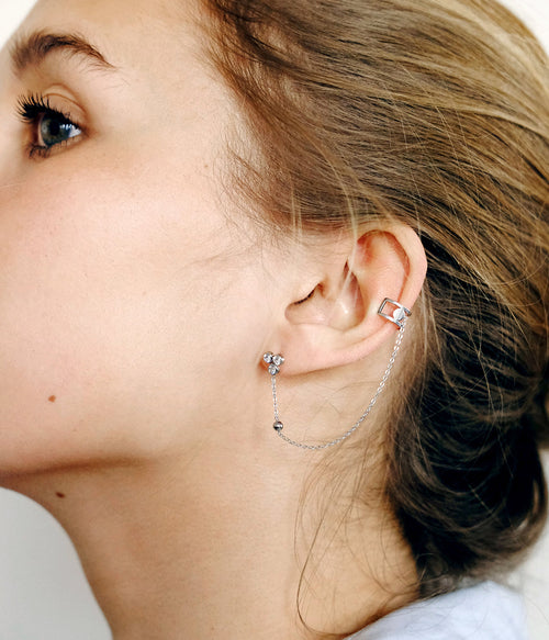 Boucles d'oreilles Bellucci (Acier)