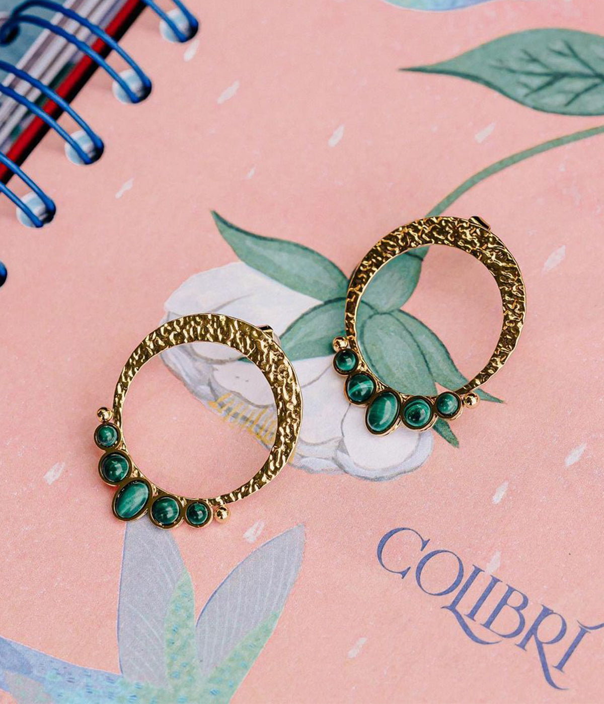 Boucles d'oreilles Cordelia (Acier doré)