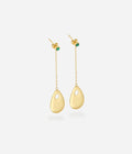 Boucles d'oreilles Malte (Acier doré)