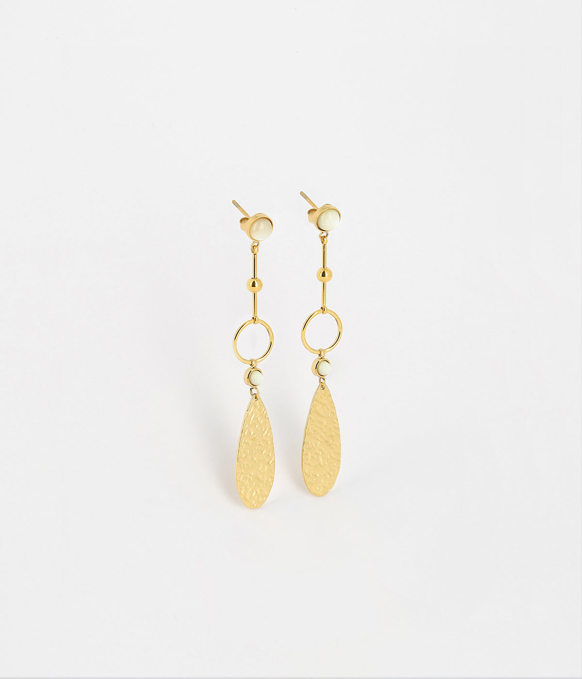 Boucles d'oreilles Samare (Acier doré)