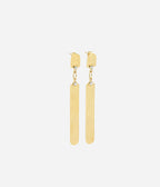 Boucles d'oreilles Yapal (Acier doré)