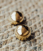 Boucles d'oreilles Kleeva (Acier doré)