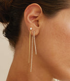 Boucles d'oreilles Breeka (Acier doré)