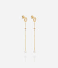 Boucles d'oreilles Kohi (Acier doré)