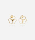 Boucles d'oreilles Albino (Acier doré)