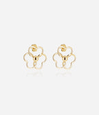 Boucles d'oreilles Albino (Acier doré)