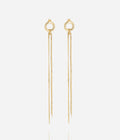 Boucles d'oreilles Harui (Acier doré)
