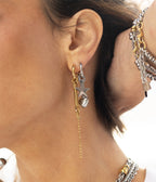 Boucles d'oreilles Cure (Acier doré)