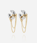 Boucles d'oreilles Frankie (Acier doré)