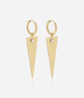 Boucles d'oreilles Bepo (Acier doré)