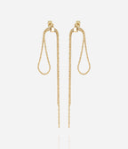 Boucles d'oreilles Nero (Acier doré)
