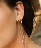 Boucles d'oreilles Nerja (Acier doré)