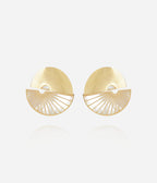 Boucles d'oreilles Mirage (Acier doré)