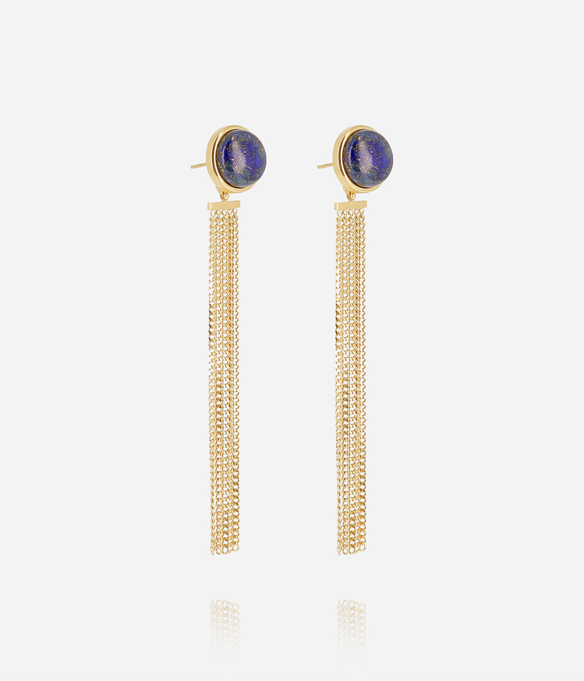 Boucles d'oreilles Medusa (Acier doré)