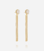 Boucles d'oreilles Medusa (Acier doré)