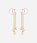 Boucles d'oreilles Lagon (Acier doré)