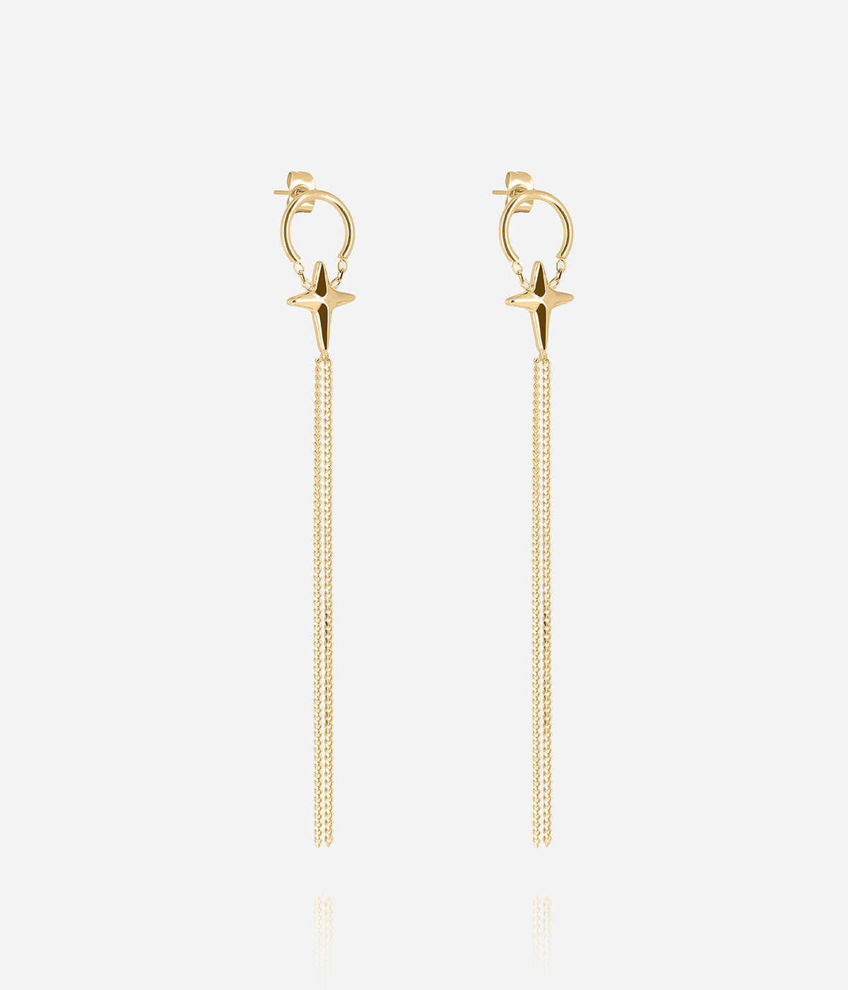 Boucles d'oreilles Montresta (Acier doré)