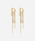 Boucles d'oreilles Bitonto (Acier doré)