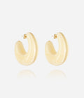 Boucles d'oreilles Chamarel (Acier doré)