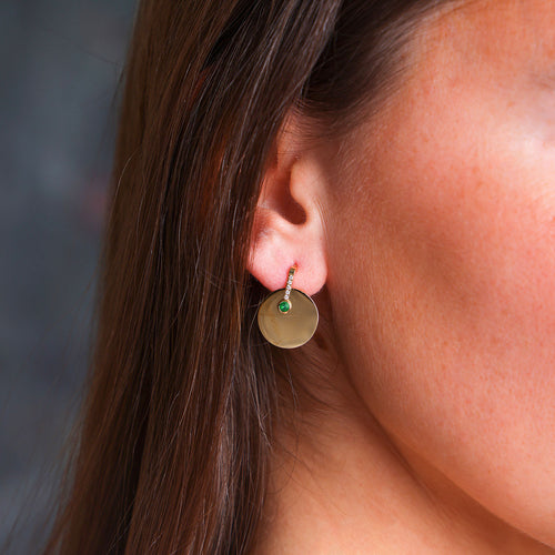 Boucles d'oreilles Anya (Acier doré)