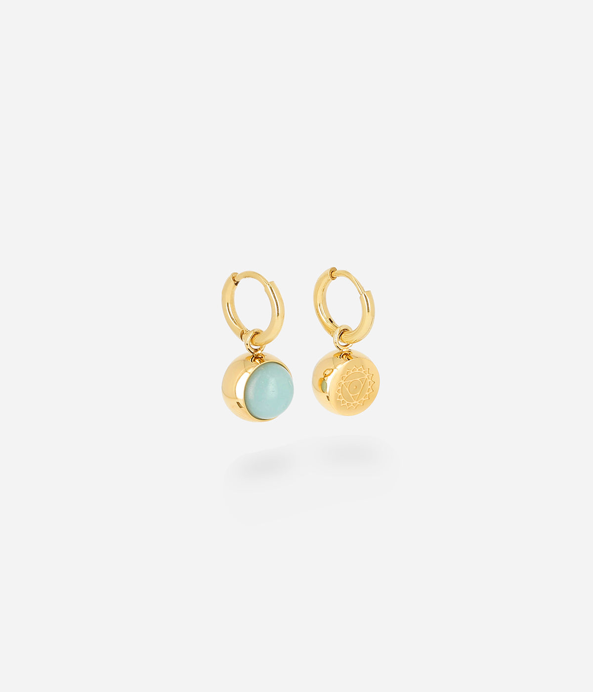 Boucles d'oreilles Finni (Acier doré)