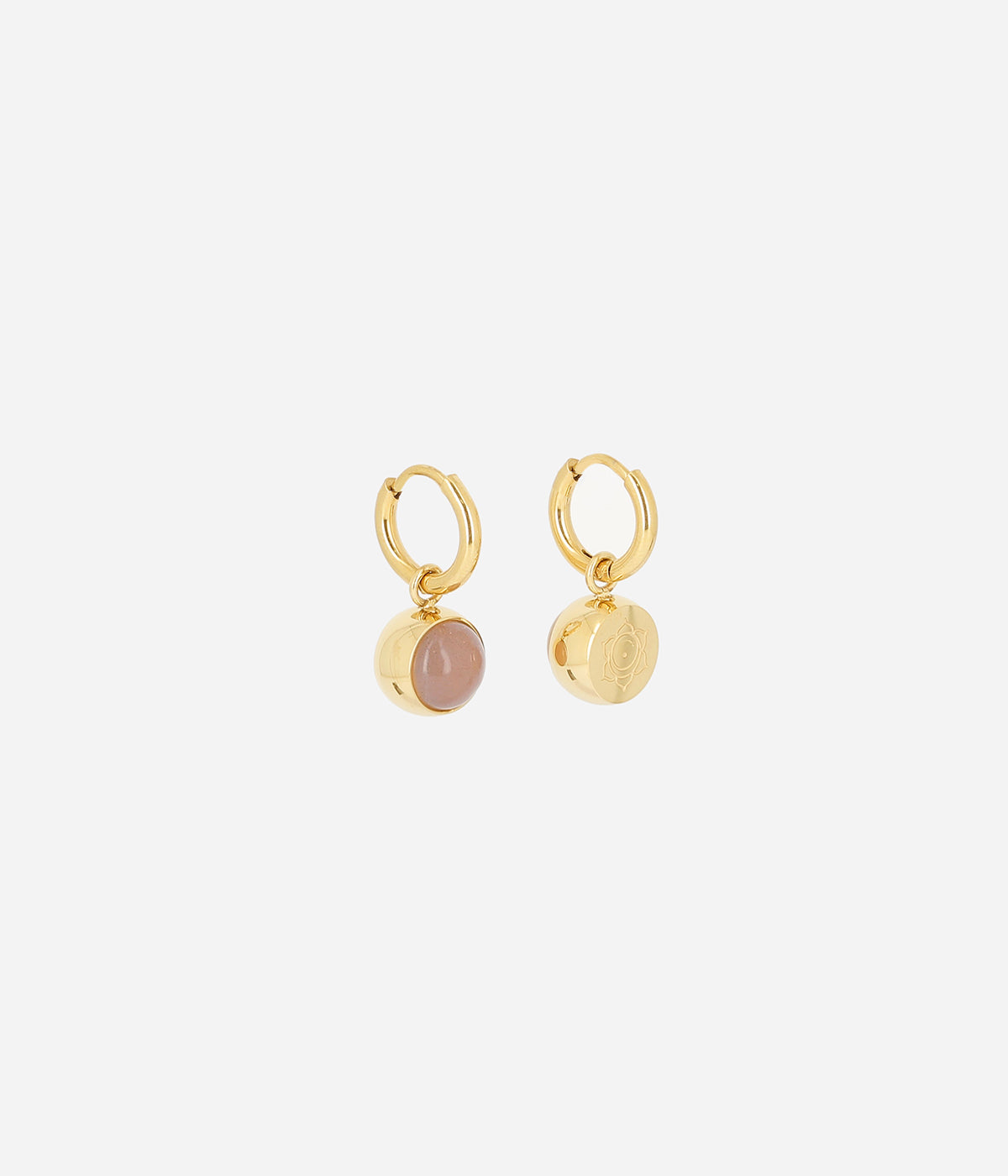 Boucles d'oreilles Finni (Acier doré)